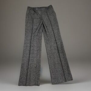 Akris Punto Tweed Pattern Wool Blend Straight Leg Pants US 6, IT 42